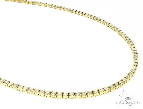 AHMED - MOON JEWELRY 14K Yellow Gold Diamond Tennis 66154 in Rose Gold – Chain