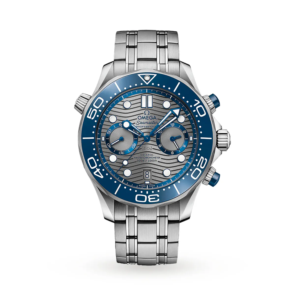 Omega Seamaster Diver 300M Co-Axial 44mm Mens Watch Grey