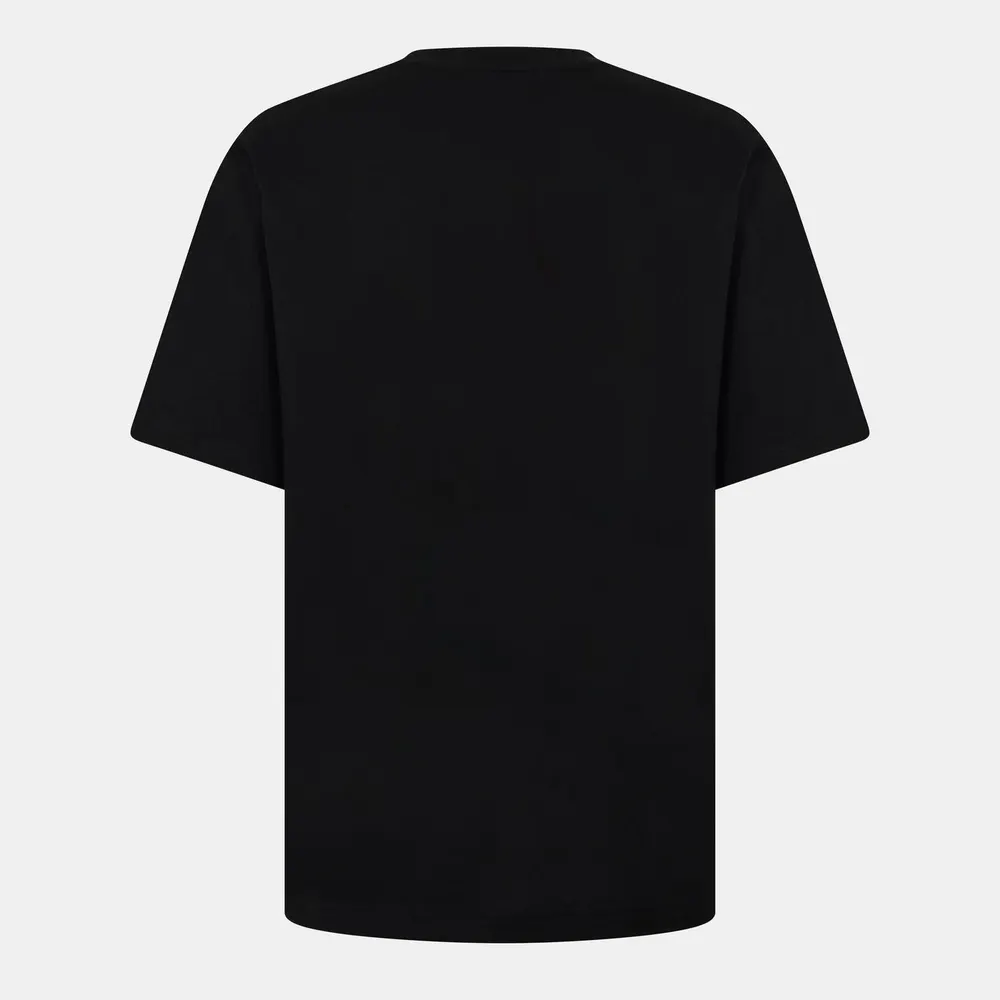 Hugo Men's Divis Red Cotton T-Shirt detail 2
