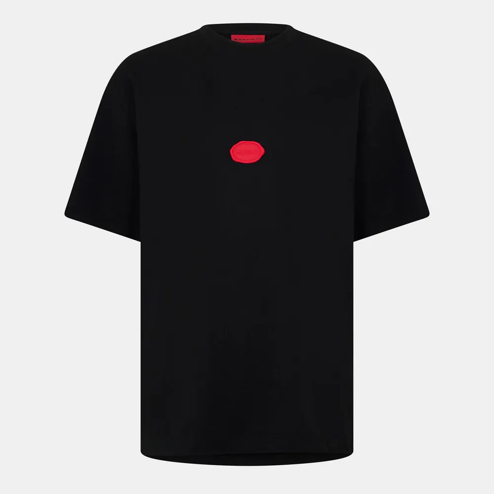 Hugo Men's Divis Red Cotton T-Shirt