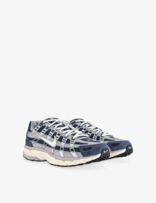 For Him NIKE<BR/>P-6000 Suede and Mesh Trainers - 9.5 in THUNDER BLUE SAIL PALE I, additional product view 3