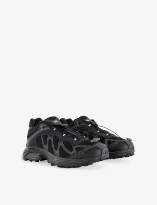 SALOMON XT Whisper Woven Trainers - EUR 40.5 / 6.5 UK MEN in BLACK BLACK ASPHALT, additional product view 3