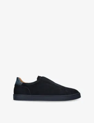 MAGNANNI Cowes Laceless Suede Low-Top Trainers - EUR 42 / 8 UK MEN in Navy – Mens | Trainers | Lace up trainers