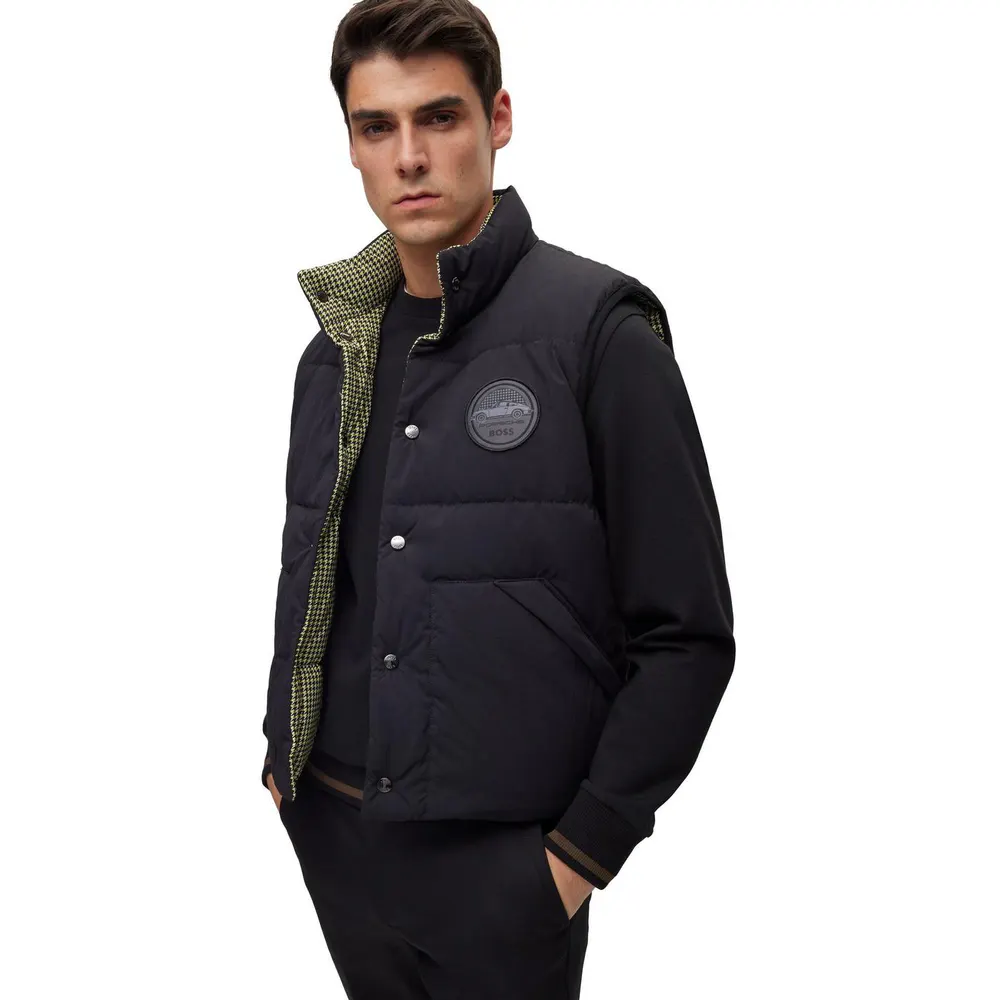 Boss Men's Tailored Sleeveless Lightweight Gilet detail 3