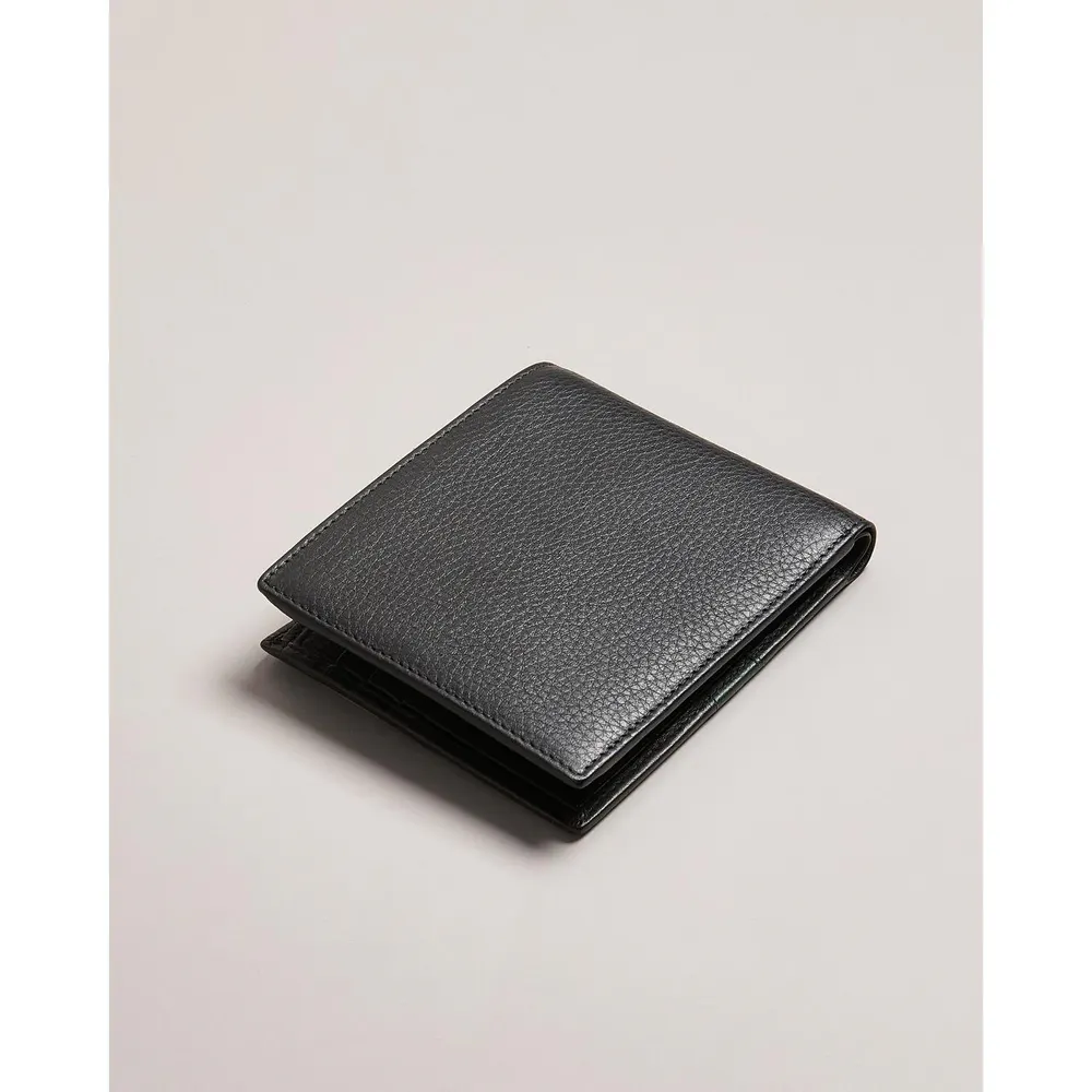 Ted Baker Men's Stripe Leather Billfold Wallet detail 2