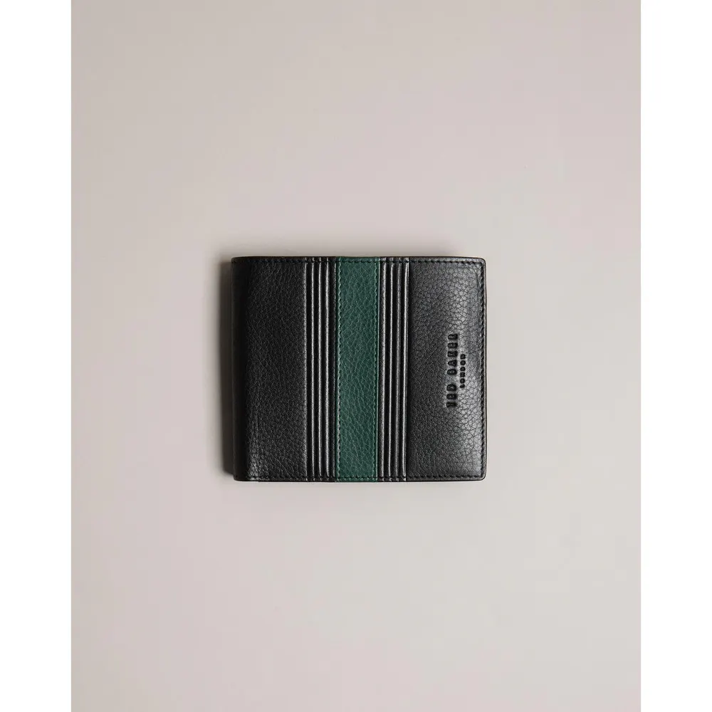 Ted Baker Men's Stripe Leather Billfold Wallet