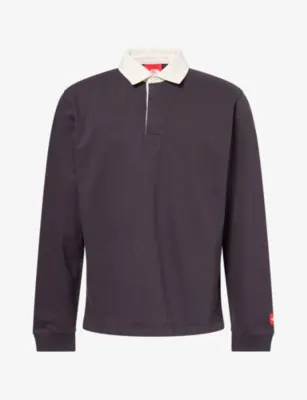THE NORTH FACE Red Box Rugby Long-Sleeve Cotton-Stretch Shirt