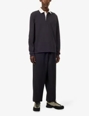 THE NORTH FACE Red Box Rugby Long-Sleeve Cotton-Stretch Shirt detail 2