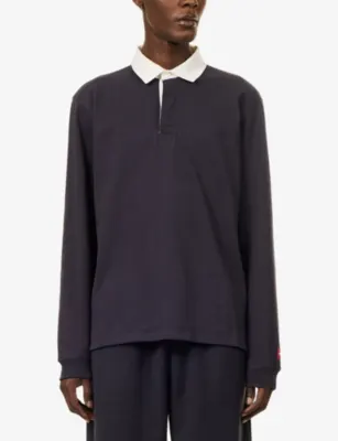 THE NORTH FACE Red Box Rugby Long-Sleeve Cotton-Stretch Shirt detail 3