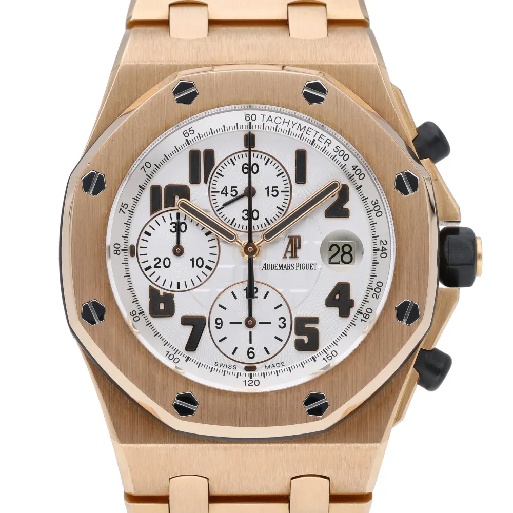 Audemars Piguet Royal Oak Offshore 26170OR.OO.1000OR.01 — 2012 — Very good in Silver Arabic – Pre-owned watches