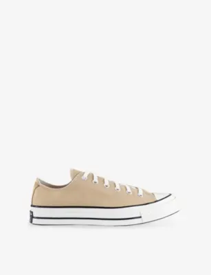 CONVERSE All Star Ox 70s Canvas Trainers - 9.5 in HAY DAY EGRET BLACK – Mens | Trainers | Lace up trainers