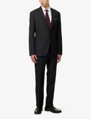 EMPORIO ARMANI Single-Breasted Notch-Lapel Wool Suit - 38R detail 2