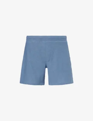 PAIGE Elijah Drawstring Cotton-Blend Shorts