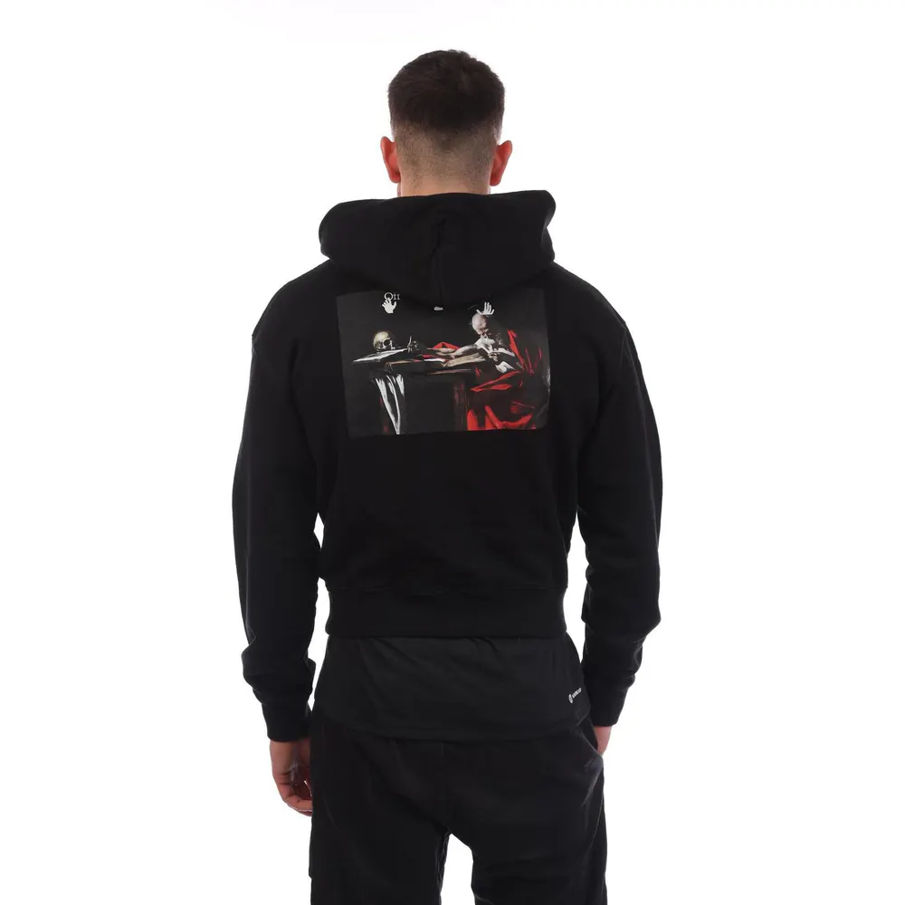 Off White Caravaggio Paint Over Hoodie detail 2