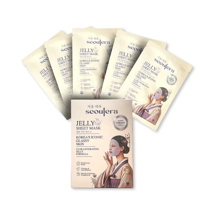 seoulera Glow Mask Botanical & Vegan Korean Sheet Mask (Pack of 5) detail 2