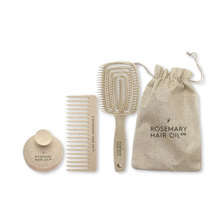 Rosemary Hair Oil Co Scalp Soothe Essential Brush Set 3picks