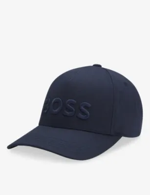 BOSS Logo-Embroidery Adjustable Cotton Cap detail 3