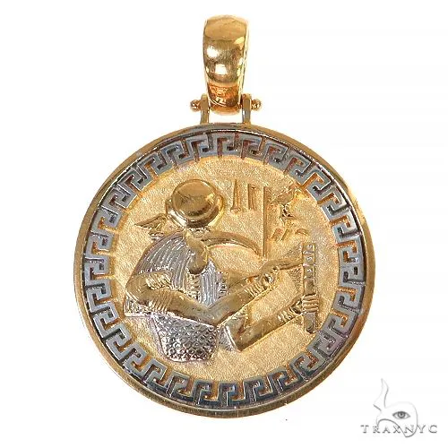 RINA - For Him CUSTOM 22K Gold Custom Made Greek Thoth Pendant 68197 in Rose Gold – Pendant