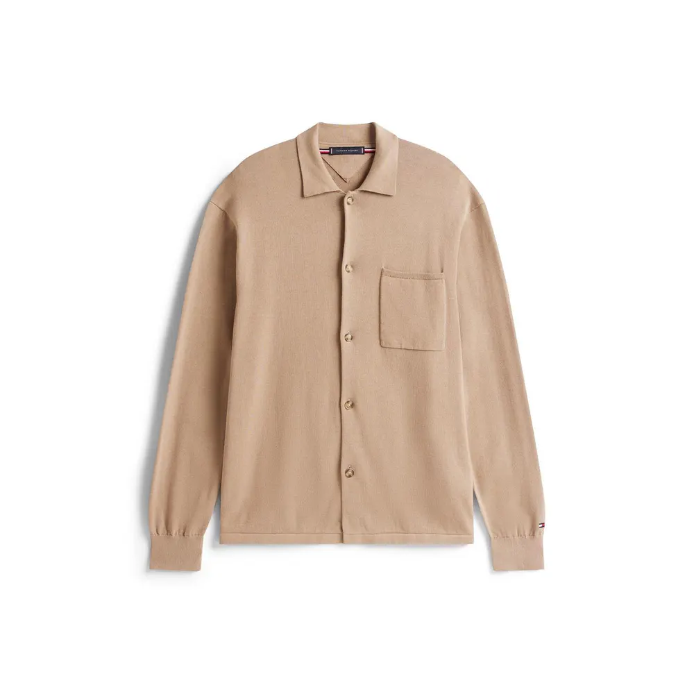 Tommy Hilfiger Men's Cotton Button-Front Overshirt
