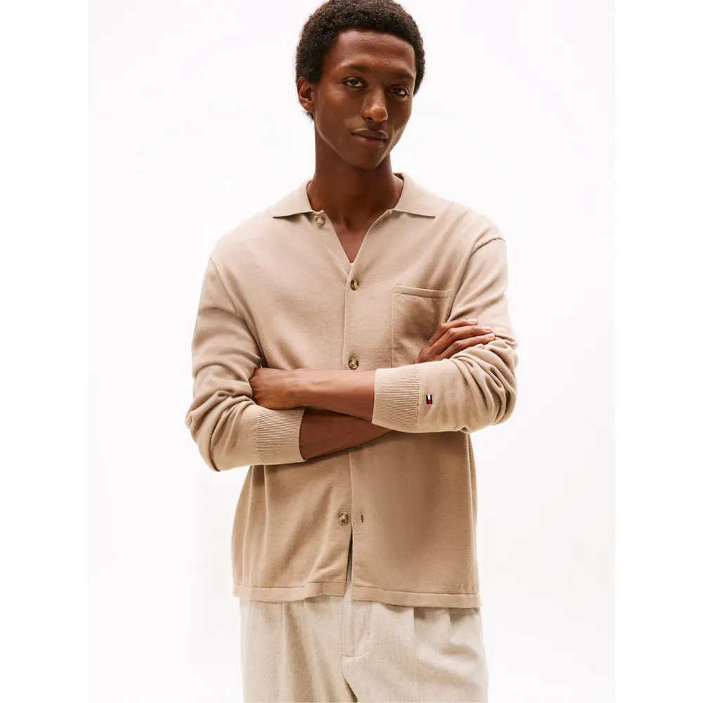 Tommy Hilfiger Men's Cotton Button-Front Overshirt detail 2