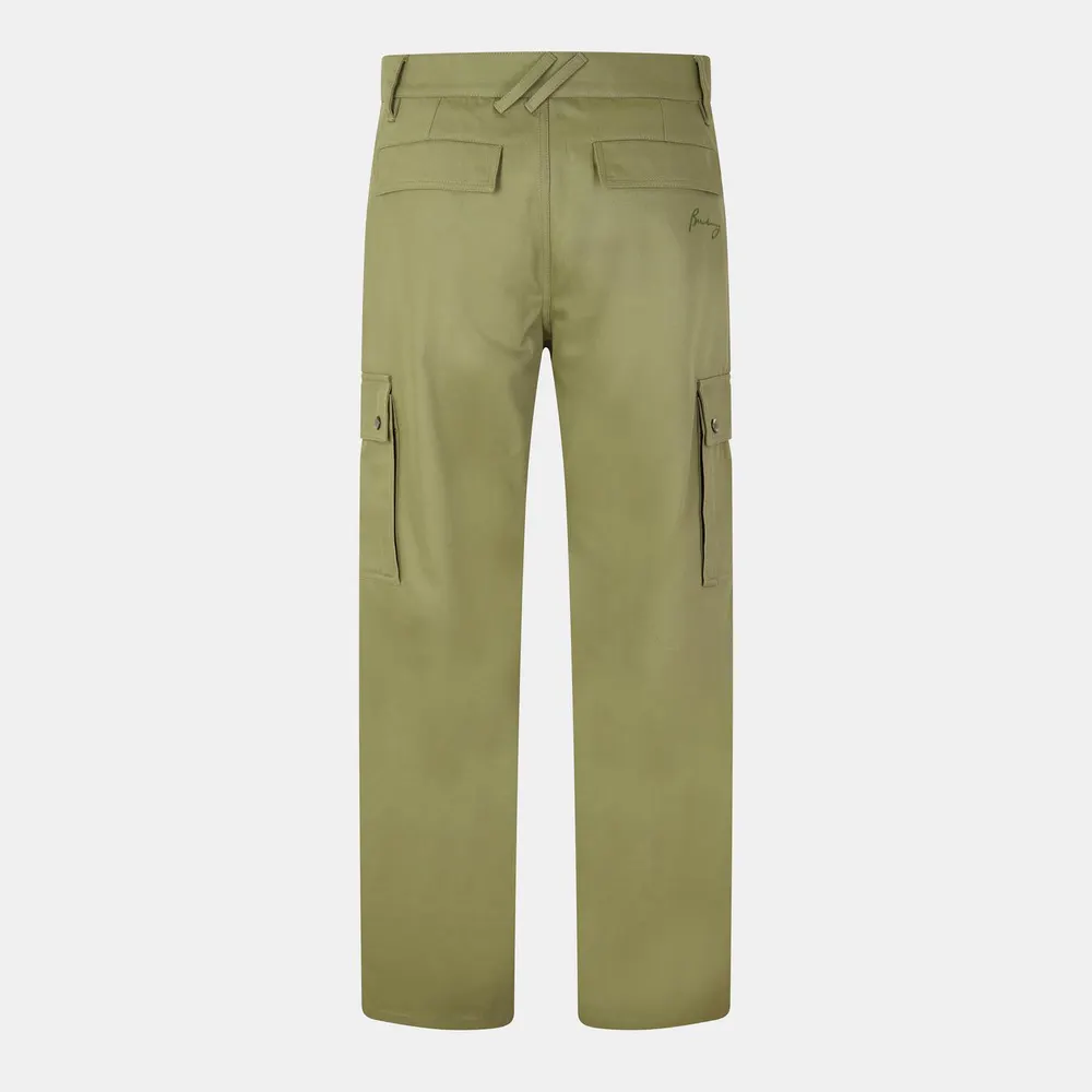Burberry Men's Relaxed Cargo Trousers in Wreath, additional product view 2