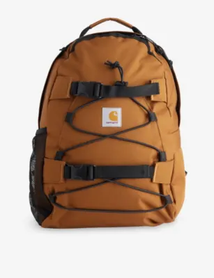 CARHARTT WIP Kickflip Logo-Patch Woven Backpack
