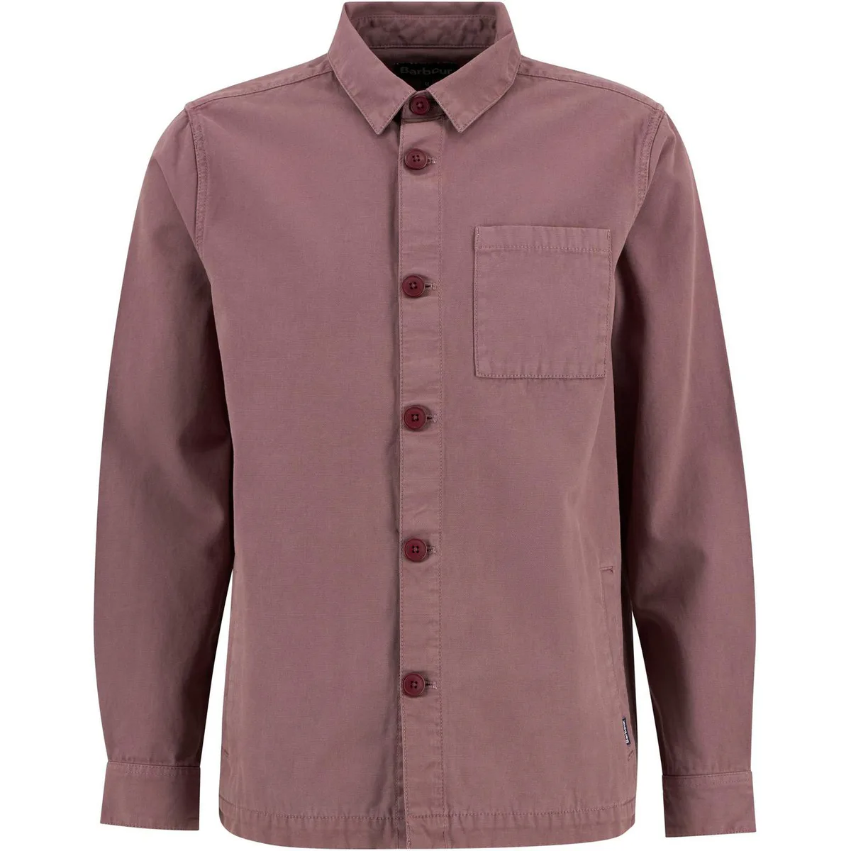 Barbour Mens Washed Cotton Long Sleeve Overshirt