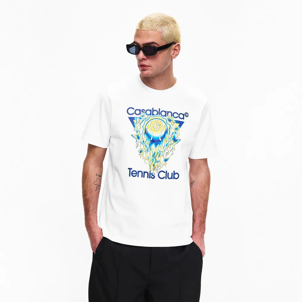 Casablanca Men's Tennis T-Shirt detail 3
