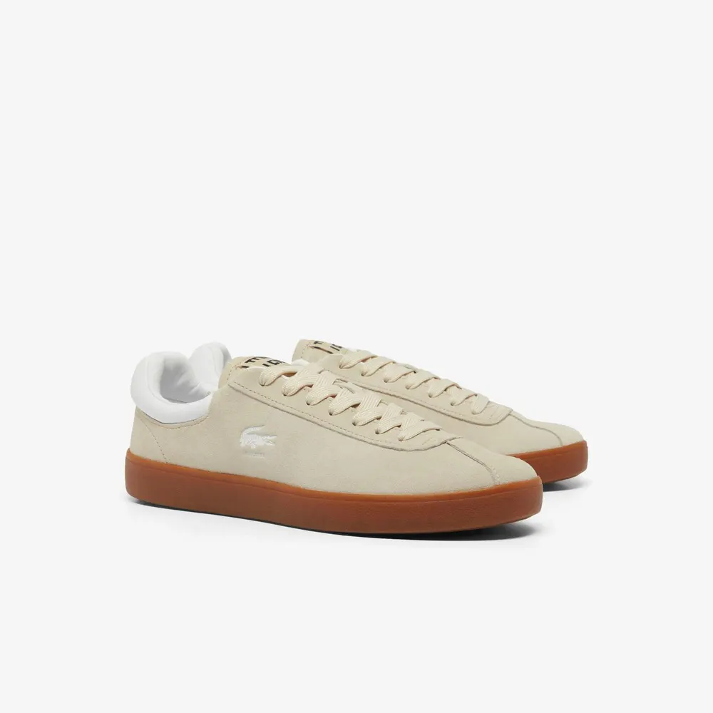 Lacoste Baseshot Suede Trainers detail 2