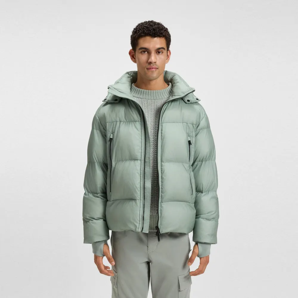 Boss Orbok Puffer Jacket detail 2