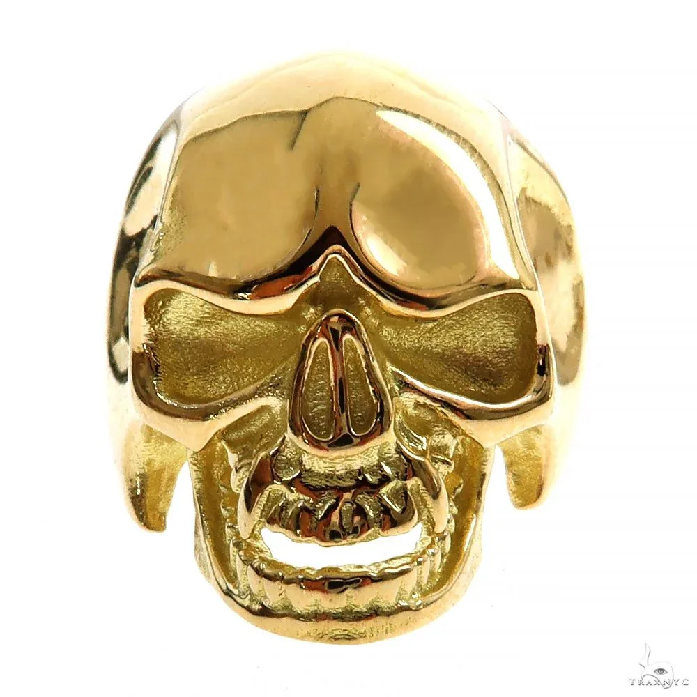 RINA - For Him CUSTOM 18K Gold Skull Ring 70097 in Rose Gold / 10 – Ring