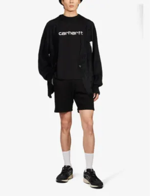 CARHARTT WIP Script logo-print cotton-jersey T-shirt detail 2