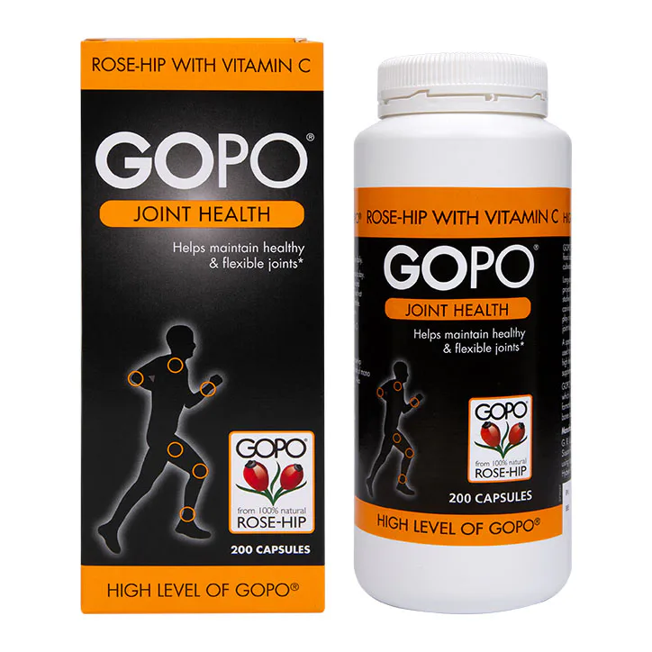 GoPo Joint Health 200 Capsules – Vitamins & Supplements > Supplements > Plant Sourced Supplements > Rose Hip
