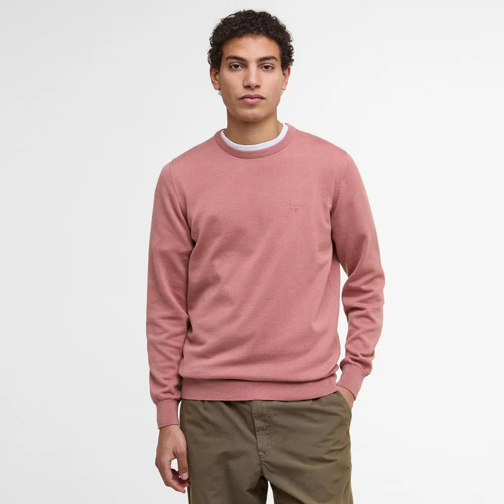 Barbour Mens Crew Neck Sweater detail 2
