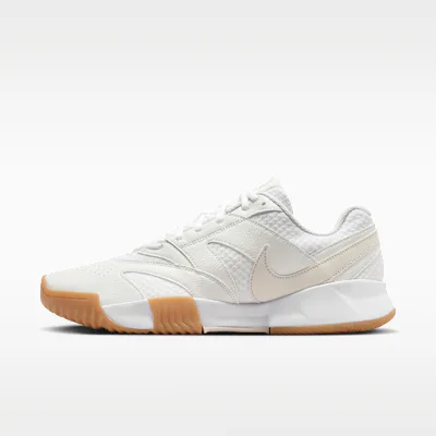 Nike NikeCourt Lite 4 Men's Clay Court Tennis Shoes - White/Summit White/Linen/Light Orewood Brown