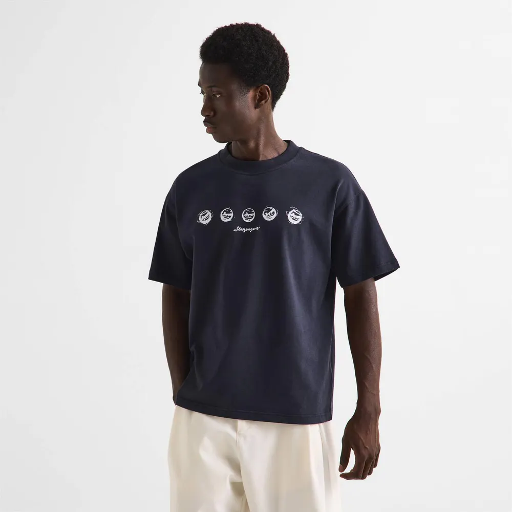 Slazenger Off-Court Off-Court Men’s Return Tee in Dark Navy, additional product view 3
