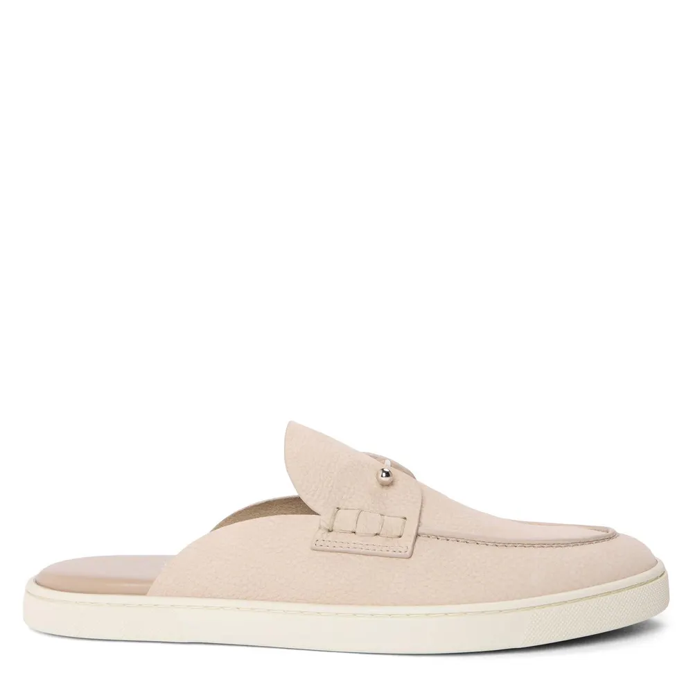 Christian Louboutin Mens Flat Mule Loafers