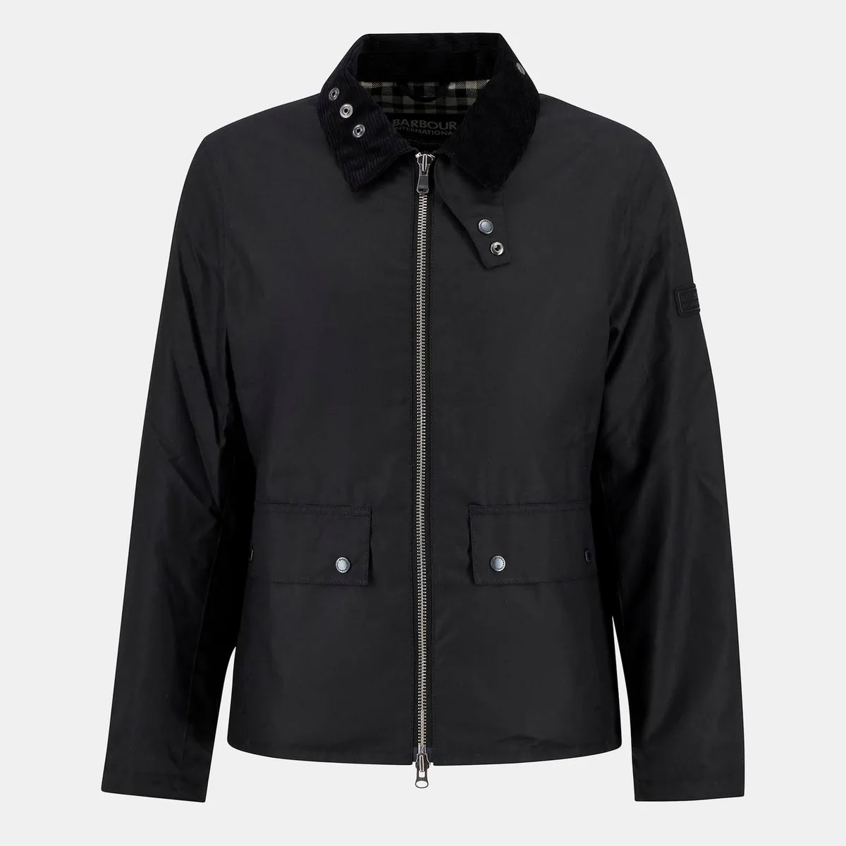 Barbour International Men's Marker Long Sleeve Full Zip Wax Jacket