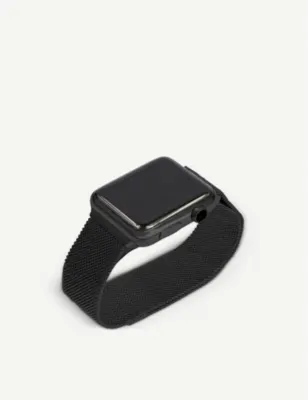 MINTAPPLE Apple Watch Space Black milanese loop strap 38mm/40mm/41mm