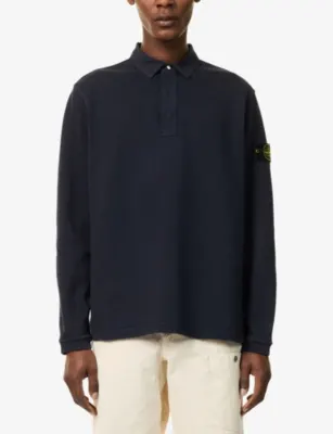 STONE ISLAND Compass-Badge Cotton Rugby Sweatshirt detail 3
