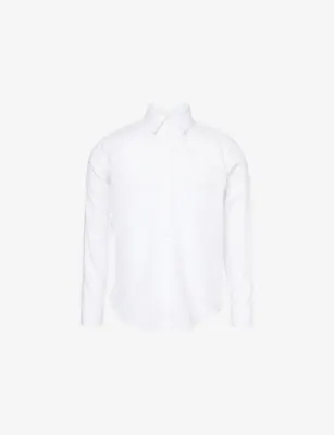 CHE Regular-Fit Curved-Hem Linen Shirt