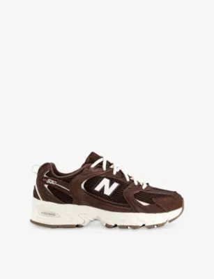 NEW BALANCE MR530 Suede And Mesh Trainers - 10 in PUMPERNICKEL SEA SALT – Mens | Trainers | Lace up trainers