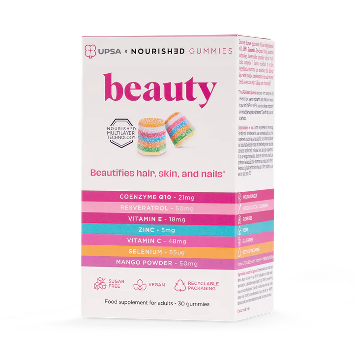 UPSA X Nourished 7 in 1 Beauty 30 Gummies, additional product view 2