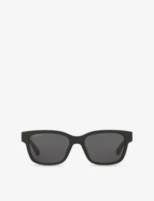GUCCI GG1716S Rectangle-Frame Injected Sunglasses