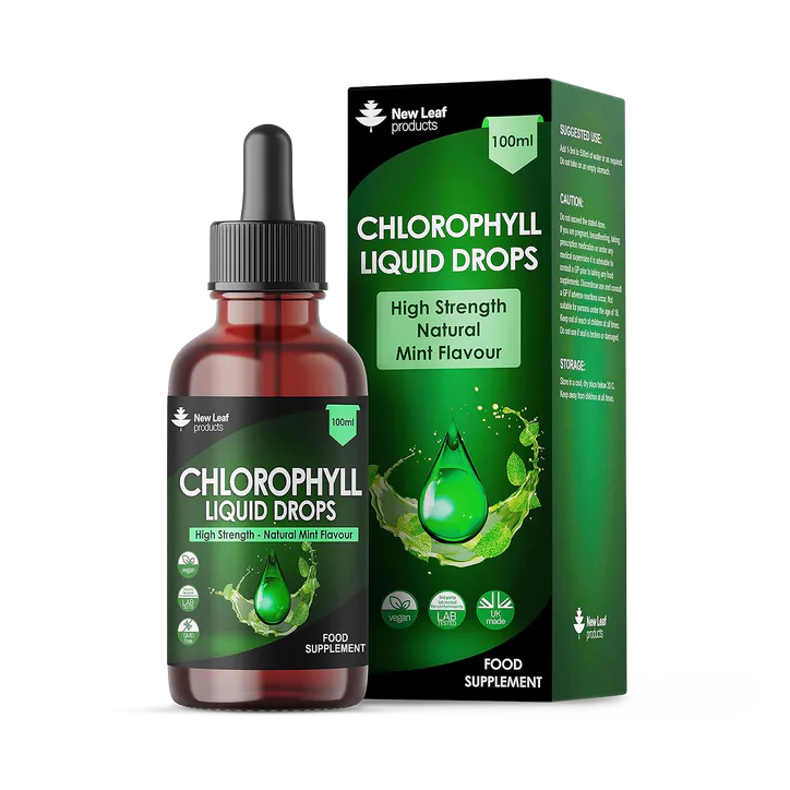 New Leaf Products Chlorophyll Liquid Drops 100ml – Vitamins & Supplements > Supplements > Plant Sourced Supplements > Chlorophyll
