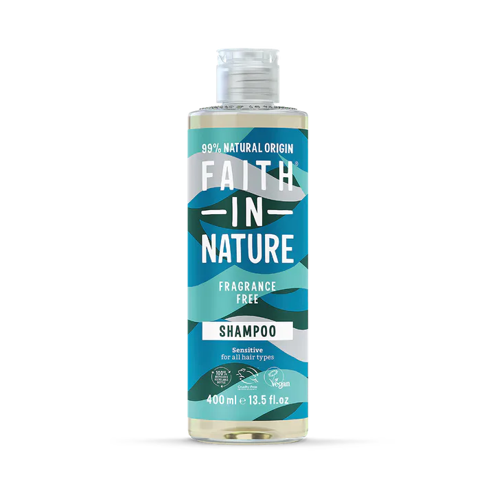 Faith in Nature Shampoo for Sensitive Scalps Fragrance Free 400ml