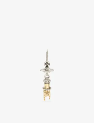 VIVIENNE WESTWOOD Anatoly Brass Single Drop Earring