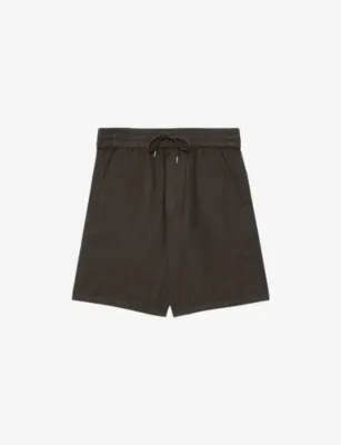 ALLSAINTS Hanbury Cotton and Linen Shorts
