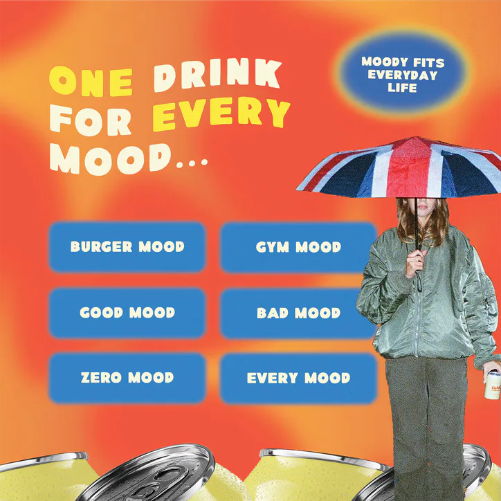 Moody Hydration Electrolyte Soda Grapefruit Yuzu 6 x 330ml detail 2