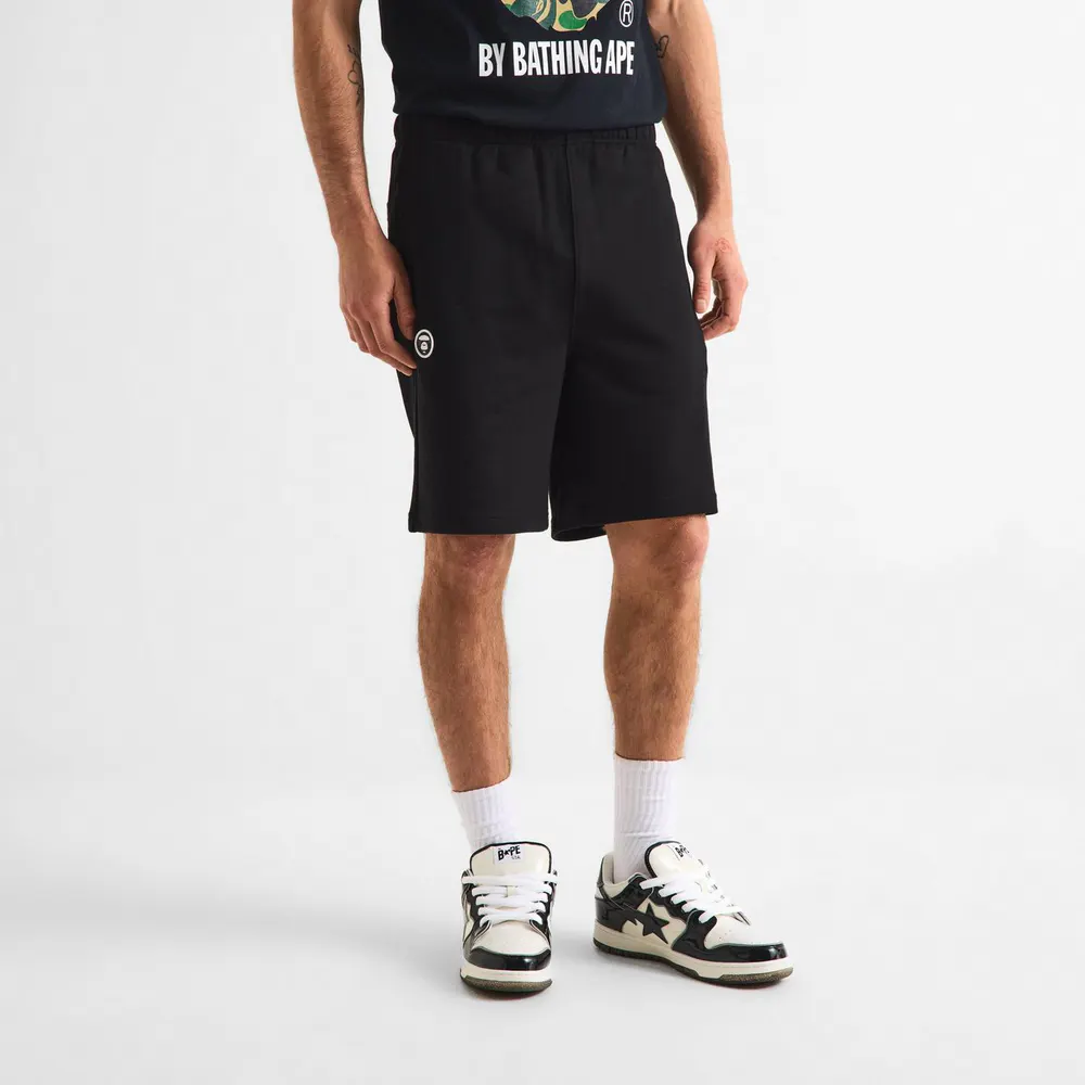 AAPE Men's Fleece Jogger Shorts detail 3